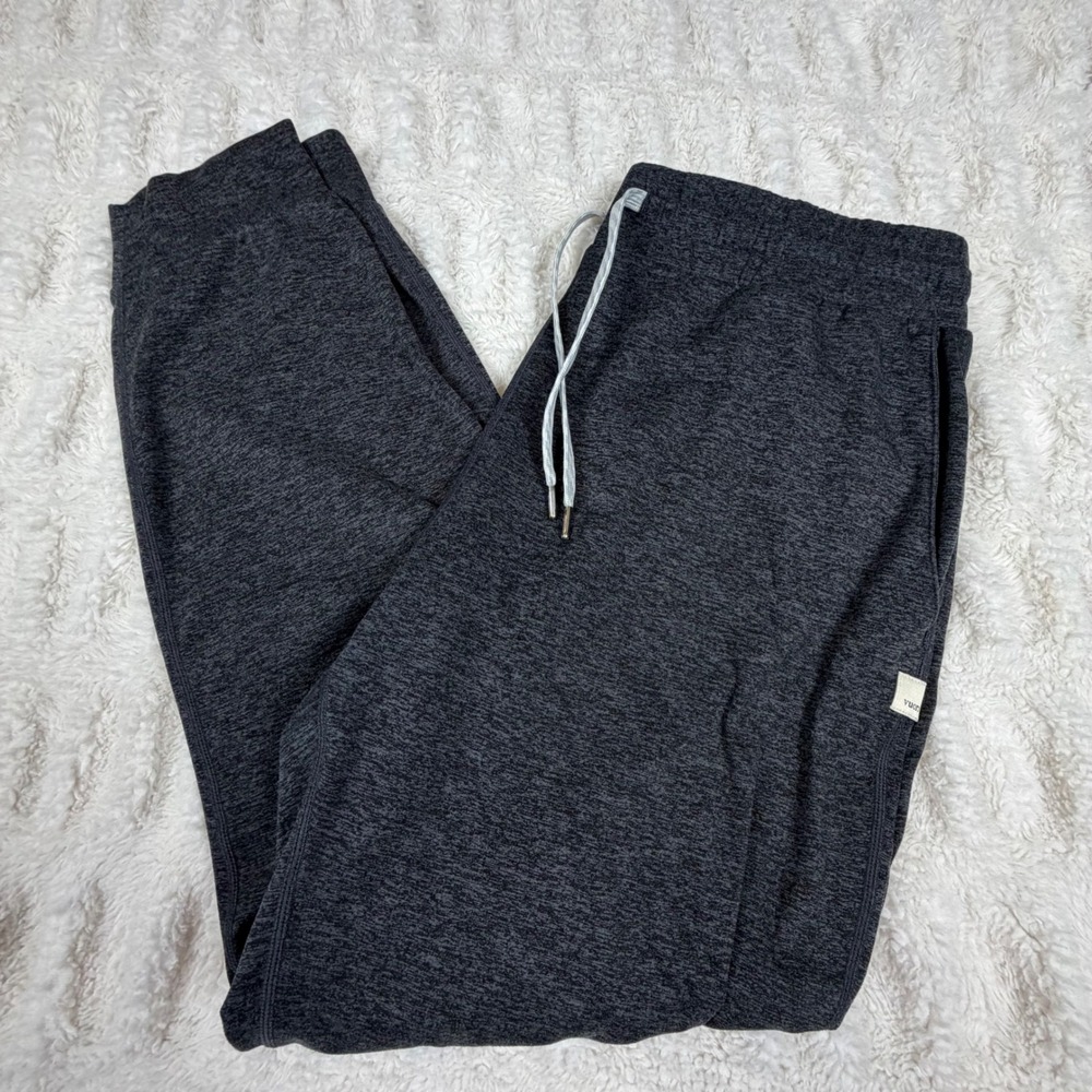 Vuori Ponto Performance Joggers Charcoal Gray Heather DreamKnit Pants Mens L